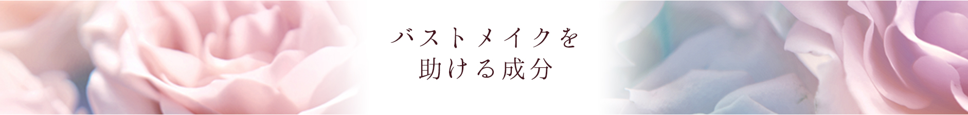 バストメイクを助ける成分